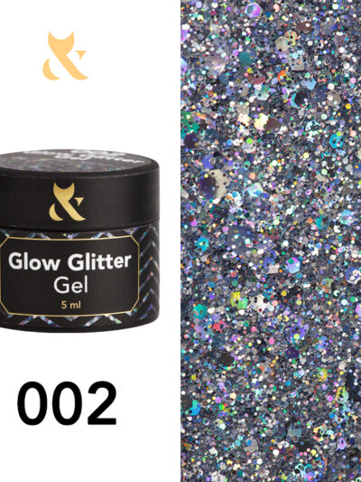 F.O.X Glow Glitter Gel 002, 5 g