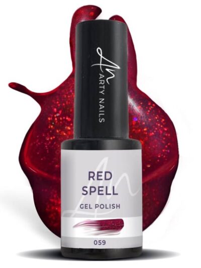 ARTY NAILS RED SPELL 059
