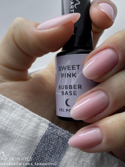ARTY NAILS SWEET PINK RUBBER BASE