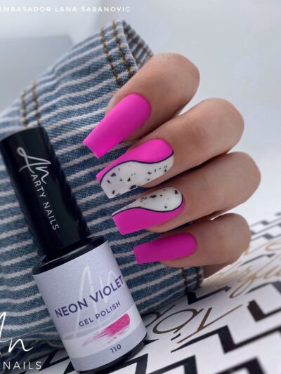 ARTY NAILS NEON VIOLET 110