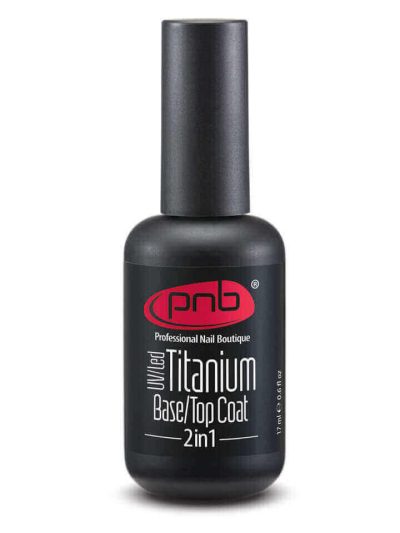 UV/LED TITANIUM BASE/TOP COAT 2-IN-1 PNB 17 ml