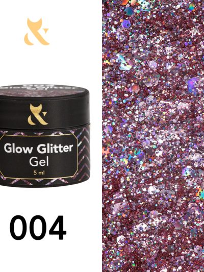 F.O.X Glow Glitter Gel 004, 5 g