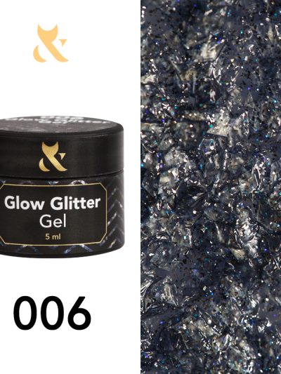 F.O.X Glow Glitter Gel 006, 5 g