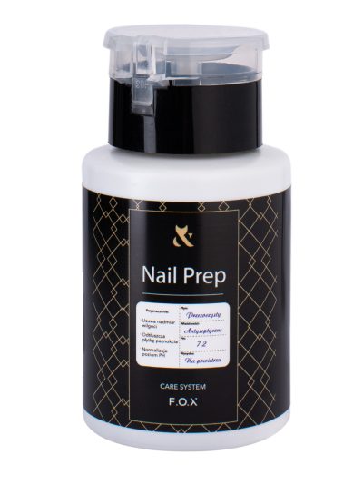 F.O.X Care System Nail Prep s dávkovačom, 160 ml