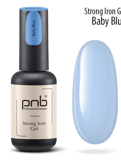 UV/LED STRONG IRON GEL, BABY BLUE 8 ml