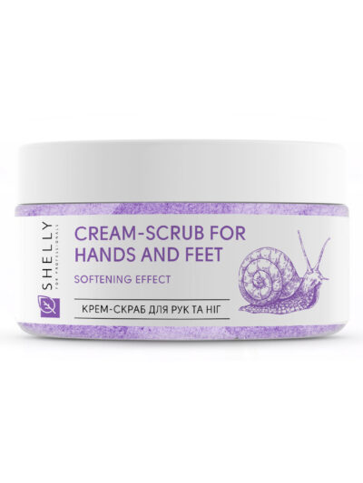 Krémový peeling na ruky a nohy s allantoínom, extraktom zo slimáka a bambuckým olejom, 350 g